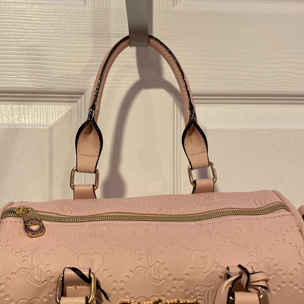 BNWT Juicy Couture Bestseller Fame Pink Satchel PRICE FIRM - Picture 4 of 8